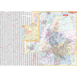 Springfield, MA Wall Map by Kappa