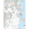 Anne Arundel County, Maryland Wall Map by Kappa