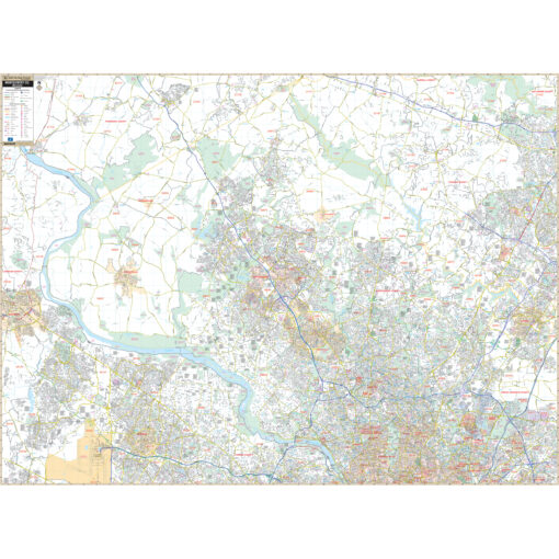 Montgomery County, Maryland Wall Map by Kappa