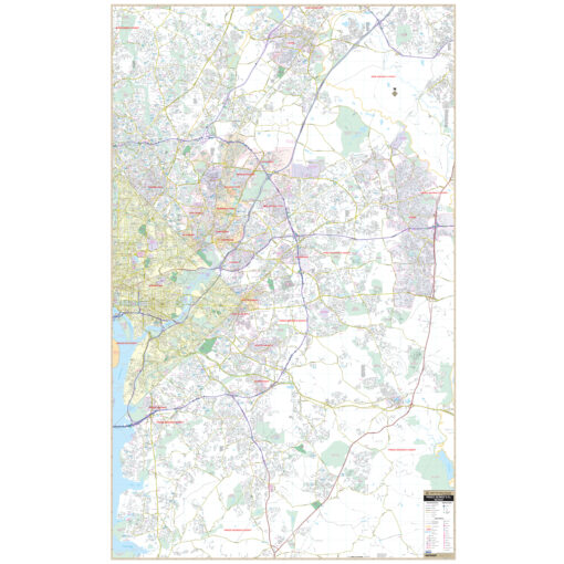 Prince George's County, Maryland Wall Map by Kappa