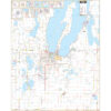Traverse City & Grand Traverse County, MI Wall Map by Kappa