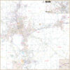 Asheville, NC Wall Map by Kappa