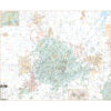Winston-Salem & Forsyth County, NC Wall Map by Kappa