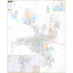 Reno, NV Wall Map by Kappa