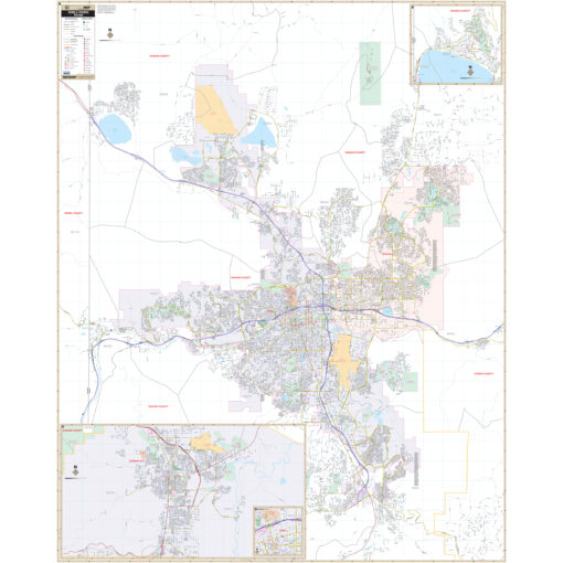 Reno, NV Wall Map by Kappa