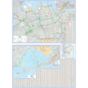 Queens, NY Wall Map by Kappa
