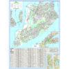 Staten Island, NY Wall Map by Kappa