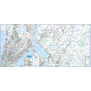Westchester County, NY Wall Map by Kappa