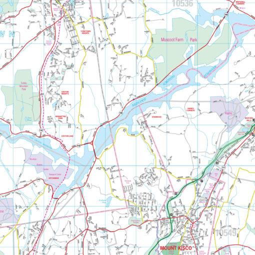 Upper Westchester County, NY Wall Map by Kappa - Image 2