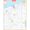 Ashtabula, OH Wall Map by Kappa
