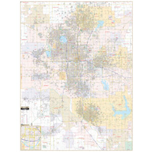 Oklahoma City, OK Wall Map by Kappa