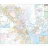 Charleston, SC Wall Map by Kappa