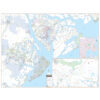 Beaufort & Hilton Head, SC Wall Map by Kappa