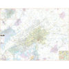 Knoxville, TN Wall Map by Kappa
