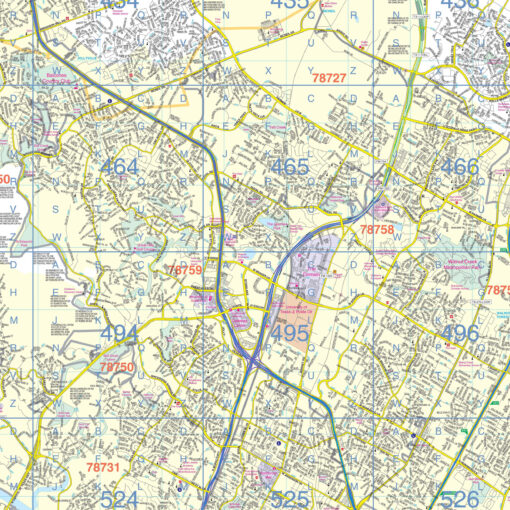 Austin, TX Wall Map by Kappa - Image 2