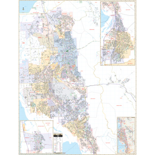 Ogden, UT Wall Map by Kappa