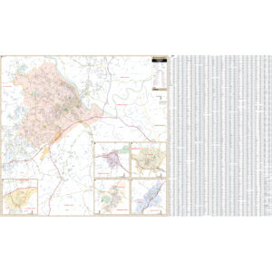Lynchburg, VA Wall Map by Kappa