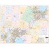Green Bay & Appleton Fox Cities, WI Wall Map by Kappa