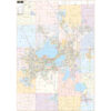 Madison, WI Wall Map by Kappa