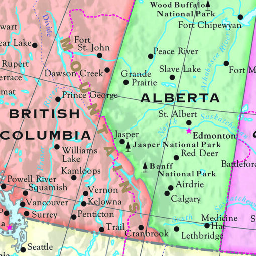 Canada Essential Wall Map by Kappa - Image 2