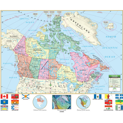 Canada & World Primary Spring Roller Set w/Backboard by Kappa - Image 2