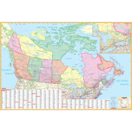Canada Wall Map by Kappa