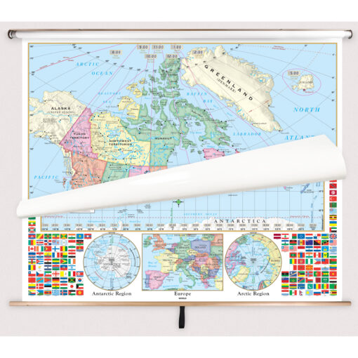 Canada & World Primary Spring Roller Set w/Backboard by Kappa