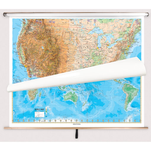 United States & World Advanced Physical Spring Roller Set w/Backboard by Kappa