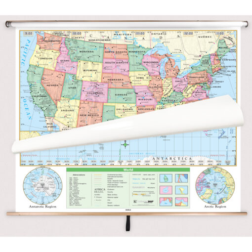 United States & World Essential Spring Roller Set w/Backboard by Kappa