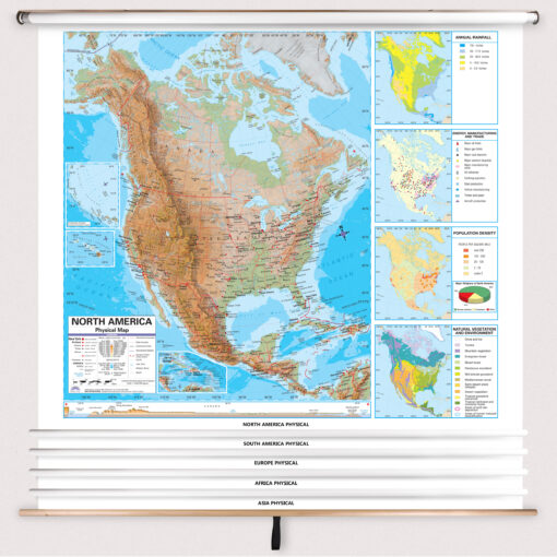5-Map Advanced Physical Continent Spring Roller Set w/Backboard by Kappa