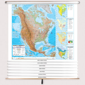 7-Map Advanced Physical Continent Spring Roller Set w/Backboard by Kappa