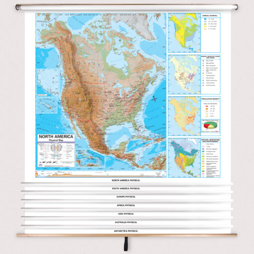 7-Map Advanced Physical Continent Spring Roller Set w/Backboard by Kappa