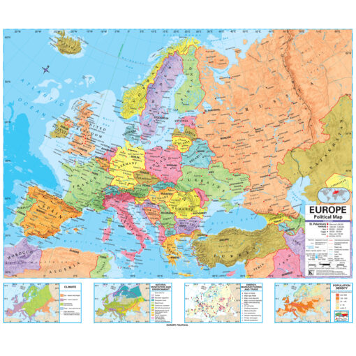 Custom Advanced Classroom Pull Down Map Set w/ Backboard by Kappa - Image 10