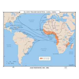 #004 Slave Trade Routes, 1400s-1800s