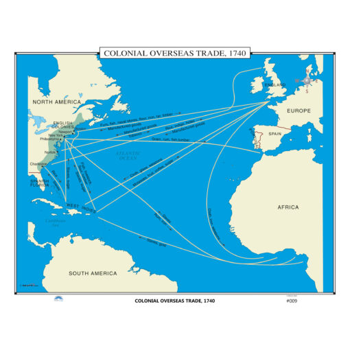 #009 Colonial Overseas Trade, 1740