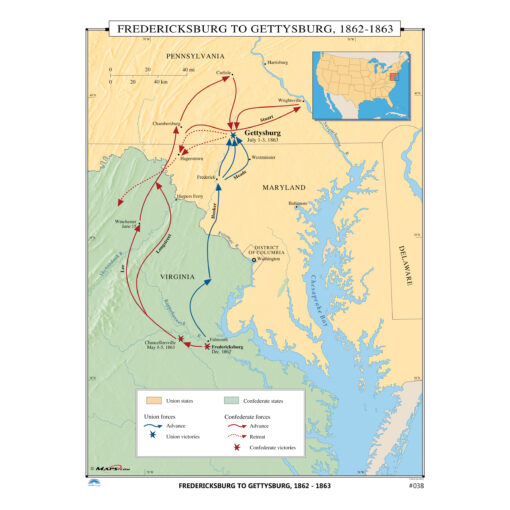 #038 Fredericksburg to Gettysburg, 1862-1863