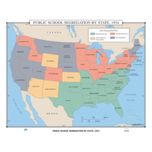 #059 Public School Segregation by State, 1954