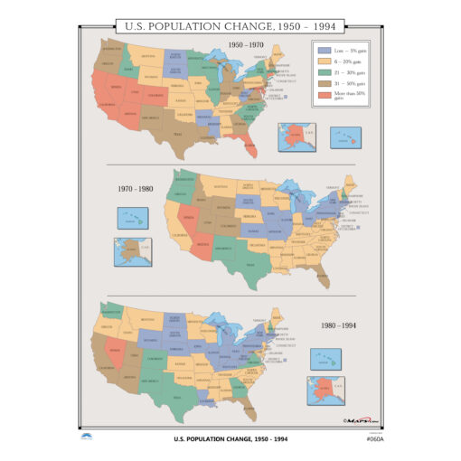 #060A US Population Changes, 1950-1994