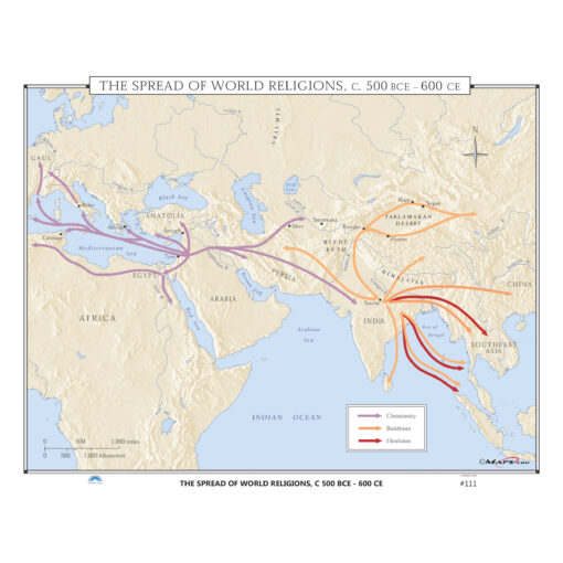 #111 The Spread of World Religions, 500 BCE-600 CE