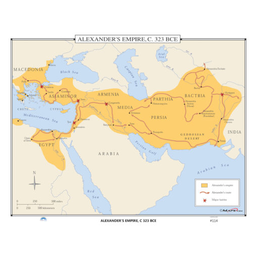 #114 Alexander's Empire, 323 BCE