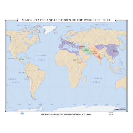 #118 Major States & Cultures of the World, 100 CE