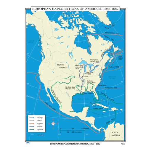 #130 European Explorations of North America 1066-1682