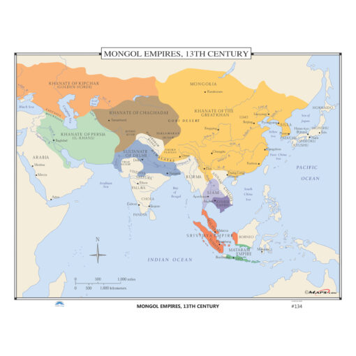 #134 Mongol Empires, 13th Century