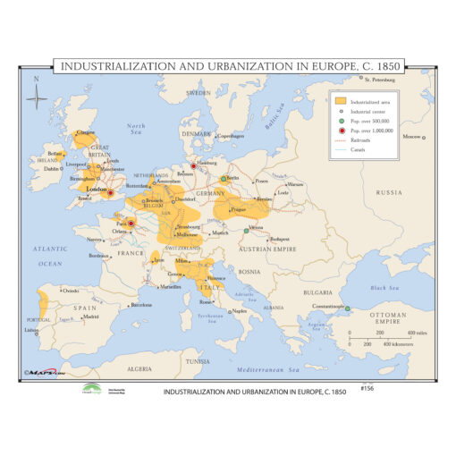 #156 Industrialization & Urbanization in Europe, 1850