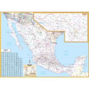 Mexico Wall Map by Kappa