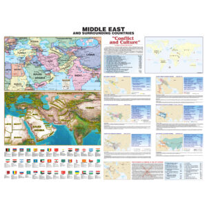 Middle East Historic Wall Map by Kappa