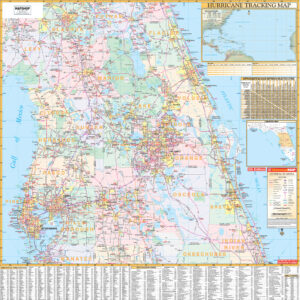 Central Florida Regional Wall Map by Kappa