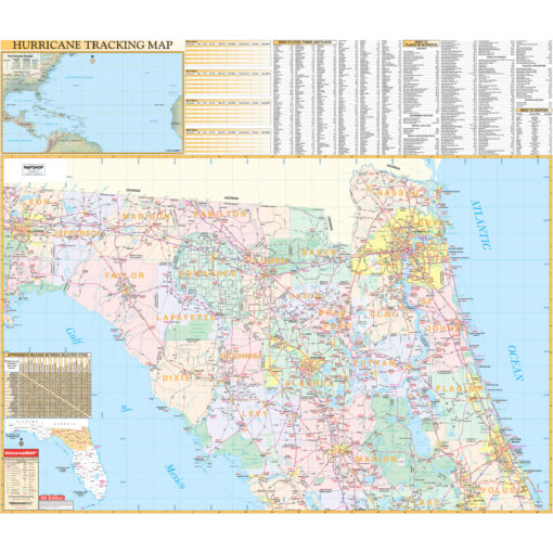 Northeast Florida Regional Wall Map by Kappa