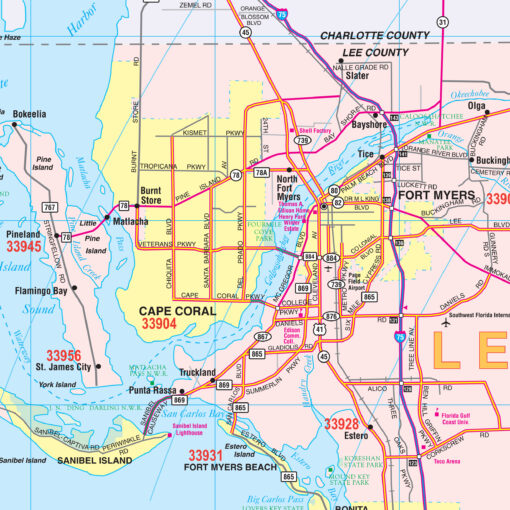 Southern Florida Regional Wall Map by Kappa - Image 2
