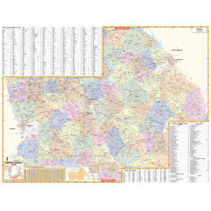 Central Georgia Regional Wall Map by Kappa